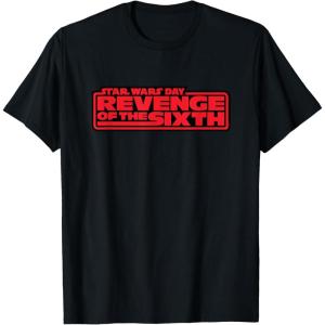 imageStar Wars Day Revenge of the Sixth May 6th Logo TShirtBlack