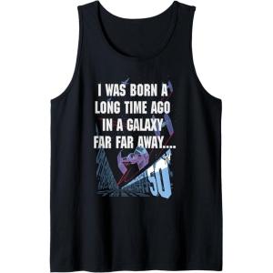 imageStar Wars I Was Born A Long Time Ago 50th Birthday Disney Tank TopBlack
