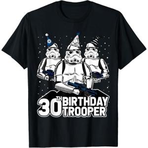 imageStar Wars Stormtrooper Party Hats Trio 30th Birthday Trooper TShirtBlack