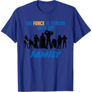 imageStar Wars The Force Matching Family TShirt TShirtRoyal Blue