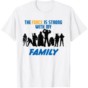 imageStar Wars The Force Matching Family TShirt TShirtWhite