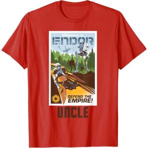 imageStar Wars Welcome to Endor Matching Family UNCLE TShirt TShirtRed