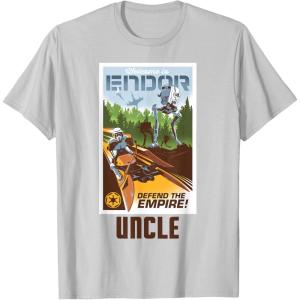imageStar Wars Welcome to Endor Matching Family UNCLE TShirt TShirtSilver Grey