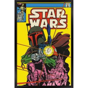 imageTrends International Star Wars Saga  Boba Fett  Comic Cover Wall Poster 34L x 224W Premium Unframed VersionBlack Framed Version