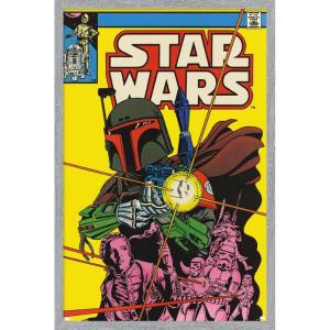 imageTrends International Star Wars Saga  Boba Fett  Comic Cover Wall Poster 34L x 224W Premium Unframed VersionGray Framed Version