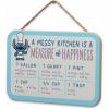 imageDisney Star Wars Darth Vader Hanging Wood Measuring Sign  Measure and Rule the Kitchen Conversion Chart for HomeAqua