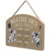 imageDisney Star Wars Darth Vader Hanging Wood Measuring Sign  Measure and Rule the Kitchen Conversion Chart for HomeBeige