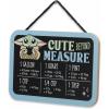 imageDisney Star Wars Darth Vader Hanging Wood Measuring Sign  Measure and Rule the Kitchen Conversion Chart for HomeBlackBlue