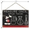 imageDisney Star Wars Darth Vader Hanging Wood Measuring Sign  Measure and Rule the Kitchen Conversion Chart for HomeBlackRed