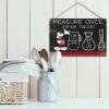 imageDisney Star Wars Darth Vader Hanging Wood Measuring Sign  Measure and Rule the Kitchen Conversion Chart for HomeBlackRed