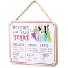 imageDisney Star Wars Darth Vader Hanging Wood Measuring Sign  Measure and Rule the Kitchen Conversion Chart for HomePink