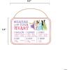 imageDisney Star Wars Darth Vader Hanging Wood Measuring Sign  Measure and Rule the Kitchen Conversion Chart for HomePink