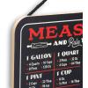 imageDisney Star Wars Darth Vader Hanging Wood Measuring Sign  Measure and Rule the Kitchen Conversion Chart for HomeRedBlack