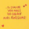 imageHallmark Star Wars Valentines Day Card for Kid with Removable Backpack Clip Baby Yoda May the 4thDay Card