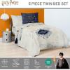 imageJay Franco Kids Comforter Set Includes Sheets and Pillow Covers  Soft and Cozy Bed Set for Stylish Room Decor Dark Blue  Star Wars 5 Piece Twin BeddingBeige  Harry Potter