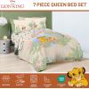 imageJay Franco Kids Comforter Set Includes Sheets and Pillow Covers  Soft and Cozy Bed Set for Stylish Room Decor Dark Blue  Star Wars 5 Piece Twin BeddingMulti  Lion King