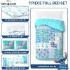imageJay Franco Kids Comforter Set Includes Sheets and Pillow Covers  Soft and Cozy Bed Set for Stylish Room Decor Dark Blue  Star Wars 5 Piece Twin BeddingMulti  Lilo and Stitch 02