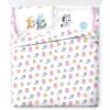 imageJay Franco Kids Comforter Set Includes Sheets and Pillow Covers  Soft and Cozy Bed Set for Stylish Room Decor Dark Blue  Star Wars 5 Piece Twin BeddingPink  Bluey