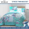 imageJay Franco Kids Comforter Set Includes Sheets and Pillow Covers  Soft and Cozy Bed Set for Stylish Room Decor Dark Blue  Star Wars 5 Piece Twin BeddingMulti  Lilo and Stitch 02