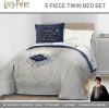 imageJay Franco Kids Comforter Set Includes Sheets and Pillow Covers  Soft and Cozy Bed Set for Stylish Room Decor Dark Blue  Star Wars 5 Piece Twin BeddingBeige  Harry Potter