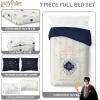 imageJay Franco Kids Comforter Set Includes Sheets and Pillow Covers  Soft and Cozy Bed Set for Stylish Room Decor Dark Blue  Star Wars 5 Piece Twin BeddingBeige  Harry Potter