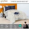 imageJay Franco Kids Comforter Set Includes Sheets and Pillow Covers  Soft and Cozy Bed Set for Stylish Room Decor Dark Blue  Star Wars 5 Piece Twin BeddingBeige  Harry Potter