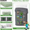 imageJay Franco Kids Comforter Set Includes Sheets and Pillow Covers  Soft and Cozy Bed Set for Stylish Room Decor Dark Blue  Star Wars 5 Piece Twin BeddingGrey  Minecraft Movie