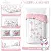 imageJay Franco Kids Comforter Set Includes Sheets and Pillow Covers  Soft and Cozy Bed Set for Stylish Room Decor Dark Blue  Star Wars 5 Piece Twin BeddingWhite  Aristocats