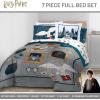 imageJay Franco Kids Comforter Set Includes Sheets and Pillow Covers  Soft and Cozy Bed Set for Stylish Room Decor Dark Blue  Star Wars 5 Piece Twin BeddingDark Grey  Harry Potter