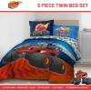 imageJay Franco Kids Comforter Set Includes Sheets and Pillow Covers  Soft and Cozy Bed Set for Stylish Room Decor Dark Blue  Star Wars 5 Piece Twin BeddingBlue  Blaze  the Monster Machines