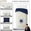 imageJay Franco Kids Comforter Set Includes Sheets and Pillow Covers  Soft and Cozy Bed Set for Stylish Room Decor Dark Blue  Star Wars 5 Piece Twin BeddingBeige  Harry Potter