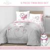 imageJay Franco Kids Comforter Set Includes Sheets and Pillow Covers  Soft and Cozy Bed Set for Stylish Room Decor Dark Blue  Star Wars 5 Piece Twin BeddingWhite  Aristocats