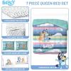 imageJay Franco Kids Comforter Set Includes Sheets and Pillow Covers  Soft and Cozy Bed Set for Stylish Room Decor Dark Blue  Star Wars 5 Piece Twin BeddingMulti  Bluey  Bingo