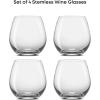 imageJoyJolt Star Wars Dark Side Stemless Drinking Glasses Set of 4 15 oz Tumblers Kitchen Glasses ft General Grievous Kylo Ren Darth Vader Emperor Palpatine Darth MaulLarge