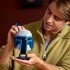 imageLEGO Star Wars Jango Fett Helmet  DIY Model Kit for Adults 18  Collectible Building Set  Room Decor Idea for Attack of The Clones Fans  Unique Gift Idea for Men and Women  75408