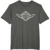 imageNEW Star Wars St Patricks Day Clover Fill Jedi Master Yoda TShirtAsphalt Grey