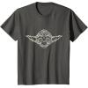 imageNEW Star Wars St Patricks Day Clover Fill Jedi Master Yoda TShirtAsphalt Grey