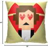 imageNorthwest Classic Pillow 18quot x 18quot Love and Star WarsHan I Know