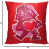 imageNorthwest Classic Pillow 18quot x 18quot Love and Star WarsLoving Vader