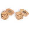 imagePICNIC TIME Bottle Openers Wood Coasters Set of 4 35 x 5 x 4 Star Wars Stormtrooper  Parawood