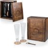 imagePICNIC TIME Star Wars Darth Vader Drinking Glasses Gift Set Star Wars Gifts Acacia WoodStar Wars Han  Leia  Acacia Wood