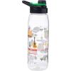 imageSilver Buffalo Star Wars Darth Vader Water Bottle With ScrewOn Lid 28 OuncesFriends Iconic Doodles