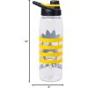 imageSilver Buffalo Star Wars Darth Vader Water Bottle With ScrewOn Lid 28 OuncesSanrio Badtz Maru