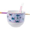 imageSilver Buffalo Star Wars Japanese Art Featuring Darth Vader Yoda Chewbacca Death Star and Stormtrooper Ceramic Ramen Noodle Rice Bowl with Chopsticks Microwave Safe 30 OuncesLilo and Stitch Waves Spoon