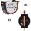 imageSilver Buffalo Star Wars Japanese Art Featuring Darth Vader Yoda Chewbacca Death Star and Stormtrooper Ceramic Ramen Noodle Rice Bowl with Chopsticks Microwave Safe 30 OuncesMickey and Minnie Watercolor