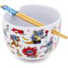 imageSilver Buffalo Star Wars Japanese Art Featuring Darth Vader Yoda Chewbacca Death Star and Stormtrooper Ceramic Ramen Noodle Rice Bowl with Chopsticks Microwave Safe 30 OuncesLilo and Stitch Costumes
