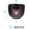 imageSilver Buffalo Star Wars Japanese Art Featuring Darth Vader Yoda Chewbacca Death Star and Stormtrooper Ceramic Ramen Noodle Rice Bowl with Chopsticks Microwave Safe 30 OuncesNightmare Before Christmas Jack