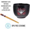 imageSilver Buffalo Star Wars Japanese Art Featuring Darth Vader Yoda Chewbacca Death Star and Stormtrooper Ceramic Ramen Noodle Rice Bowl with Chopsticks Microwave Safe 30 OuncesNightmare Before Christmas Jack