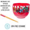 imageSilver Buffalo Star Wars Japanese Art Featuring Darth Vader Yoda Chewbacca Death Star and Stormtrooper Ceramic Ramen Noodle Rice Bowl with Chopsticks Microwave Safe 30 OuncesMarvel Comics Retro Characters