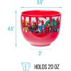 imageSilver Buffalo Star Wars Japanese Art Featuring Darth Vader Yoda Chewbacca Death Star and Stormtrooper Ceramic Ramen Noodle Rice Bowl with Chopsticks Microwave Safe 30 OuncesMarvel Comics Retro Characters